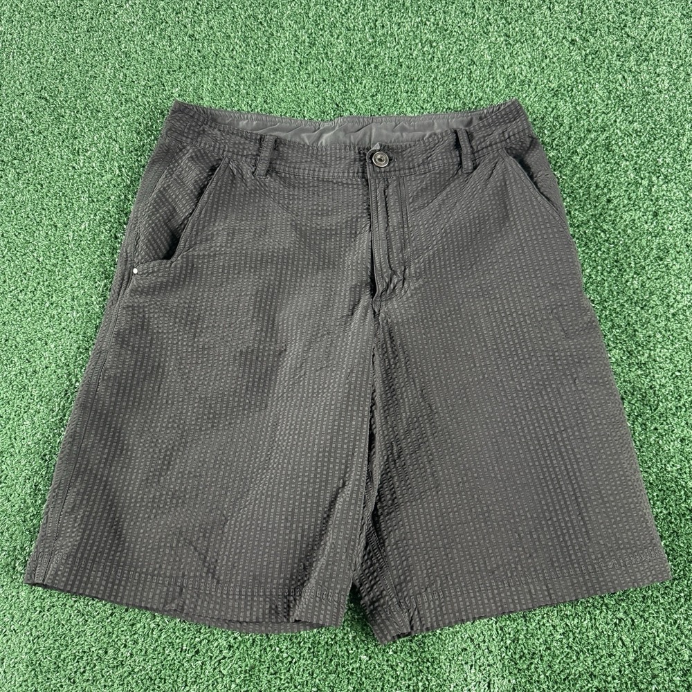 Lululemon Men's Shorts Size 34 Black Plaid